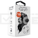Сетевое зарядное устройство Qumo Energy (Charger 0062), 2 USB, 3.1A, Micro USB cable, черный, фото2