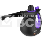 Пароочиститель ручной Kitfort КТ-9195 1050Вт черный/фиолетовый, фото 1