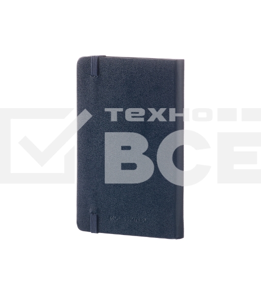 Блокнот Moleskine CLASSIC MM710B20 Pocket 90x140мм, 192 страниц, линейка, твердая обложка, синий сапфир
