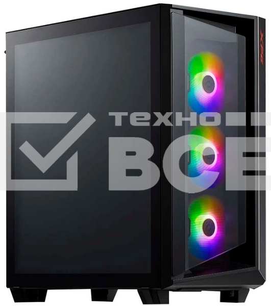 Компьютерный корпус ADATA XPG CRUISERST черный Mid-Tower, Micro-ATX, Mini-ITX, Standard-ATX