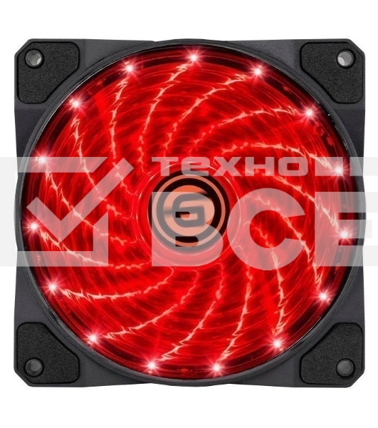 Вентилятор для корпуса LED 12LR15 (красный) (708302)