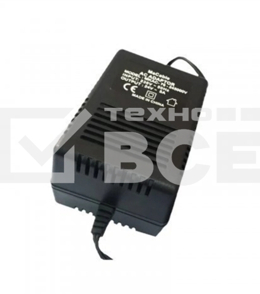 Европейский разъем Hikvision - MKAC-76-242500V,AC24V2.5A. AC24В/2.5A