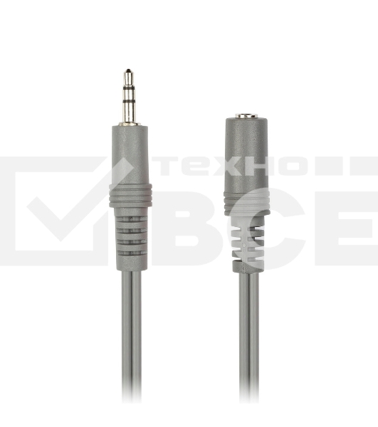 Кабель-удлинитель Smartbuy 3.5 Jack (M) - 3.5 Jack (F), стерео, аудио, 1,8 м, пакете (KA-321-350)