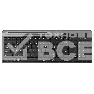 Клавиатура беспроводная A4Tech Fstyler FBK25, USB, Bluetooth/Радиоканал, черный/серый