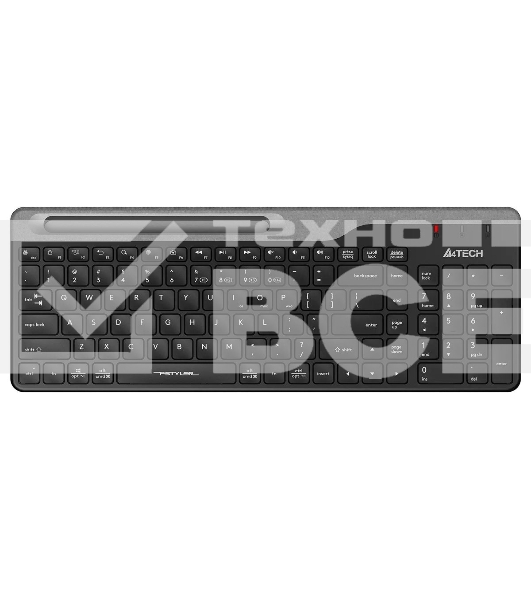 Клавиатура беспроводная A4Tech Fstyler FBK25, USB, Bluetooth/Радиоканал, черный/серый