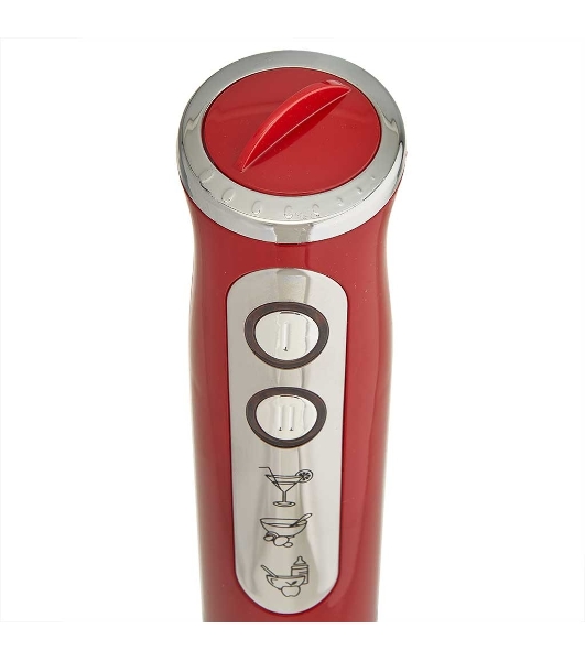 Блендер погружной Delta Lux DL-7039B красный, 800 Вт, плавная регулировка, турбо