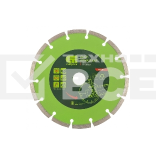 Диск алмазный Сибртех отрезной сегментный, 180 х 22,2 мм, сухая резка