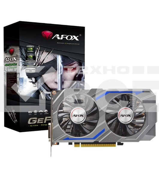 Видеокарта AFOX NVIDIA GeForce GTX 1650 4 Gb GDDR6 128 бит PCIE 3.0 16x Memory 12000 МГц GPU 1485 МГц Активный 1xВыход HDMI 2xВыход DisplayPort AF1650-4096D6H1-V8