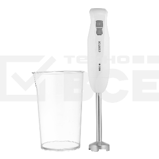 Блендер Centek CT-1344 (белый)  600Вт, турбо режим, специальная заточка лезвий, стакан 600мл