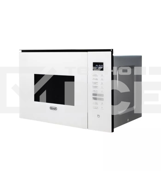 Микроволновая печь встраиваемая DeLonghi DMO 25BB ROMA белый, 25 л, 1450 Вт, переключатели - сенсор
