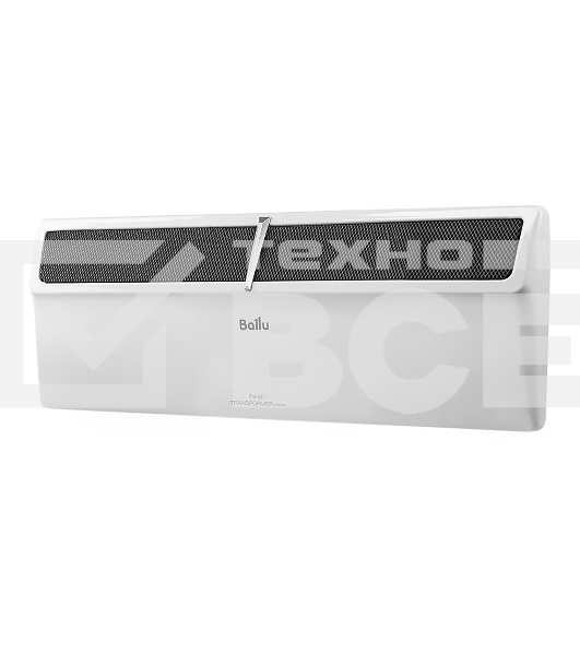 Комплект Ballu Plinth Transformer BEC/PL-500-4I с блоком управления, белый, 500 Вт, 8 м2, дисплей, термостат
