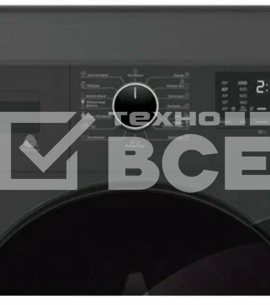 Стиральная машина Beko WSPE7612A антрацит, загрузка фронтальная 7 кг, 1200 об/мин., класс: А
