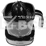 Соковыжималка цитрусовая Hyundai HY-JC4123 30Вт рез.сок.:1200мл. черный/нержавеющая сталь, фото4