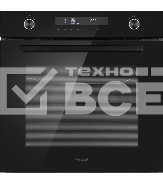 Духовой шкаф электрический Weissgauff EOM 741 PDB Black Edition черный