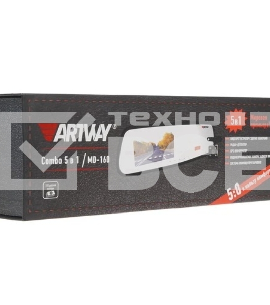 Видеорегистратор Artway MD-160 5 в 1 черный