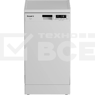 Посудомоечная машина Hotpoint HFS 2C67 W отдельностоящая, белый, 44.8 см, 11 компл., 47 дБ, класс: А