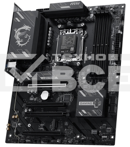 Материнская плата MSI B850 GAMING PRO WIFI6E B850, AM5, 4хDDR5, 4хPCIEx16, 2хM.2, 2хTypeC, 3хUSB3.2Gen2, 6хUSB3.2Gen1, 4хUSB2.0, 4хSATA3.0, 2.5G, DP, HDMI, ATX, RTL