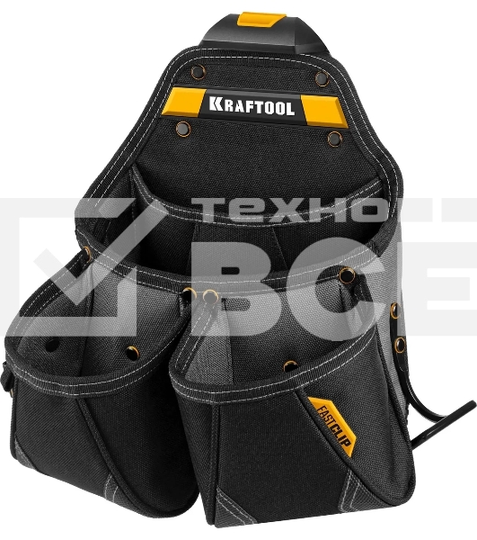 Пояс монтажника KRAFTOOL KBS-4 в комплекте: пояс монтажника и 3 сумки (38760-4)