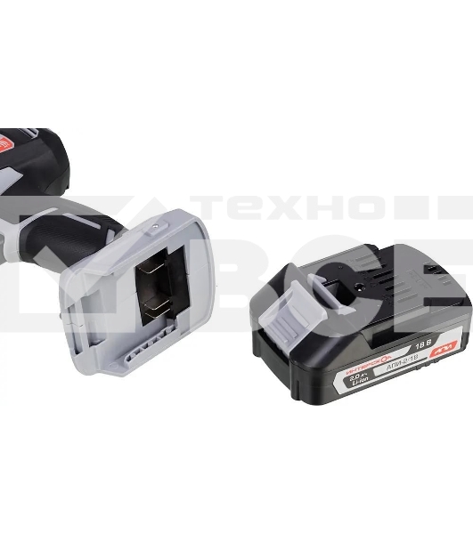 Дрель-шуруповерт аккумуляторная ИНТЕРСКОЛ ДАУ-13/18ВК, Аккумуляторный, 18В, 2 АКБ, Ударный, Кейс