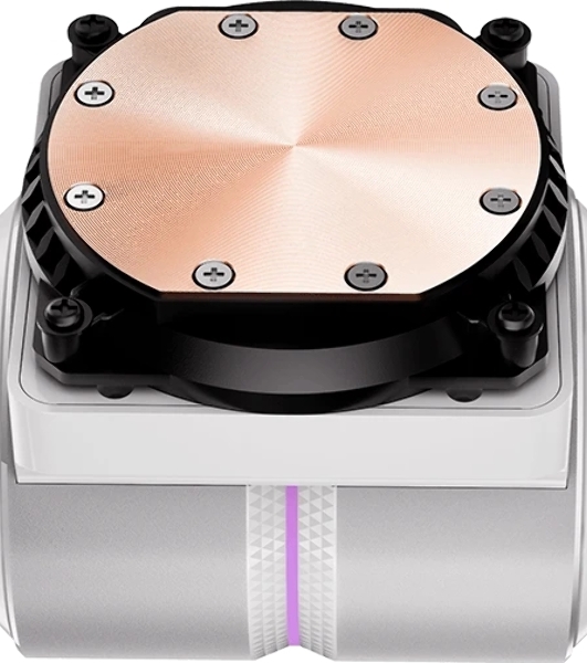 Система охлаждения Water Cooling System PCCooler DE360 Pro WH (300W, 360мм, White, ARGB Pump, Fans: 3x120мм, 86.73CFM, 32dBA, 2200RPM/Pump height 57мм, 28dBA, 3200RPM, Rad thickness 27мм/S: 1851, 1700, 1200, 115X, AM5, AM4, AM3)