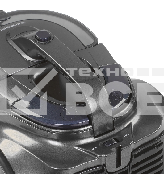 Пылесос Endever Skyclean VC-670 серый/синий, 420/2100 Вт, уборка сухая, пылесборник контейнер 3 л