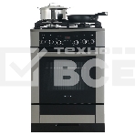Плита комбинированная Gefest ПГЭ 6502-03 0284 черный, конфорок 4 газовых, духовка 55 л, 60 см x 85 см x 60 см, фото3