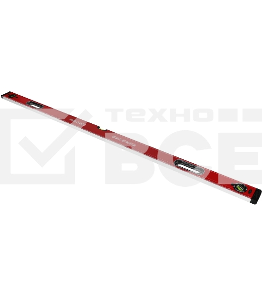 Уровень RGK U4150 пузырьковый 3глаз. магнит. красный (776073)