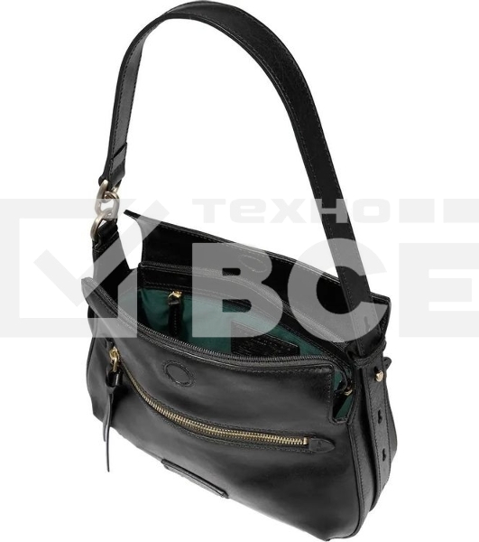 Сумка женская The Bridge Ingrid 04571501/30 черная натур.кожа