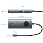 USB-концентратор Vention TQZHB, USB Type-C, USB/HDMI/RJ-45/USB Type-C, USB Type-C, фото3