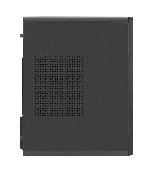 Корпус ExeGate BAA-503-AAA450, Mini-Tower, чёрный, 1 x 80/90 мм, БП 450 Вт