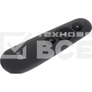 Презентер Logitech R500s Graphite черный, Bluetooth + 2.4 GHz, USB-ресивер , 3 программируемых кнопки, лазерная указка