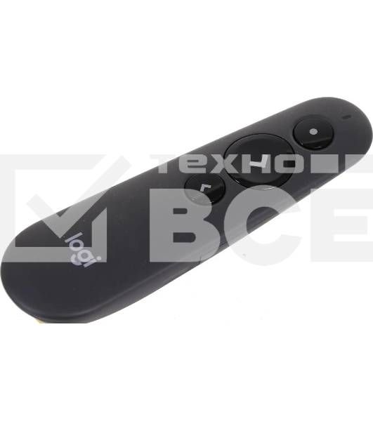 Презентер Logitech R500s Graphite черный, Bluetooth + 2.4 GHz, USB-ресивер , 3 программируемых кнопки, лазерная указка