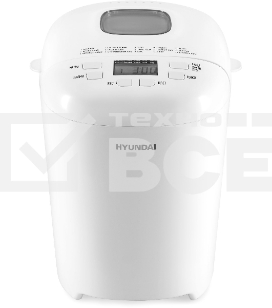 Хлебопечь Hyundai HYBM-M0714 550Вт белый