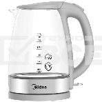 Чайник электрический Midea MK-8017 2200 Вт, 1.5 л, белый, фото 1