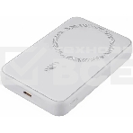 Внешний аккумулятор Aukey Magnetic 10000 Qi белый, фото3