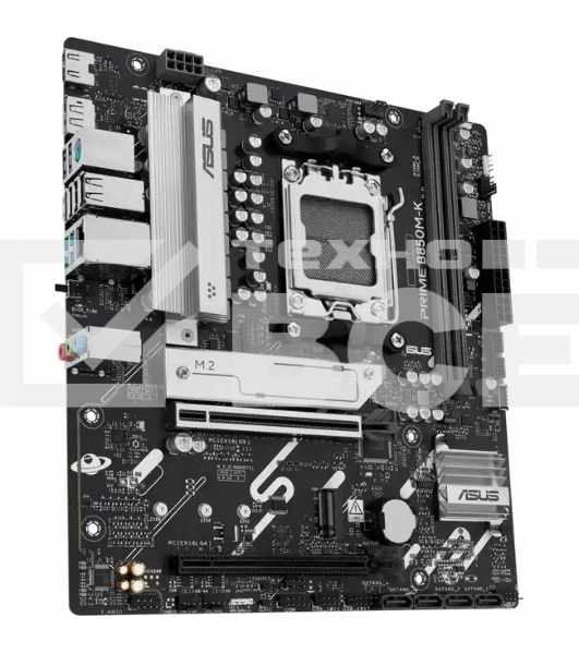 Материнская плата ASUS PRIME B850M-K, AM5, AMD B850, 2xDDR5, 4xSATA, 2xM.2, 1xPCIe 5.0 x16, 1xPCIe 4.0 x8, 1xDP, 1xHDMI, 1x2.5Gb LAN, 2xUSB-A 10Gbps, 2xUSB-A 5Gbps, 4xUSB-A 2.0, 1xPS/2, 3x3.5 мм, 7.1, mATX