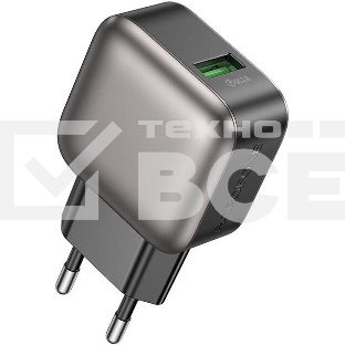 Сетевое зарядное устройство BOROFONE (6941991116148) BAS52A 1USB 3.0A QC3.0 18W, черный