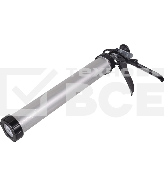 Пистолет для герметика алюминиевый закрытый Вихрь 600 мл