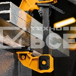 Струбцина Denzel F-образная, быстрозажимная, 150 х 80 мм, усиленный нейлоновый корпус, фото8