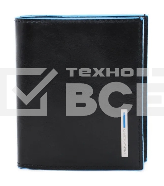 Картхолдер Piquadro Blue Square PP1518B2/N черный, натуральная кожа