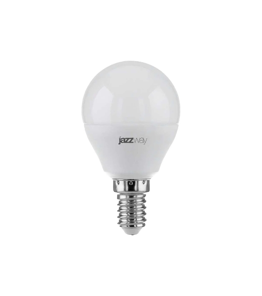 Лампа светодиодная JazzWay PLED-SP G45 9Вт шар 3000К теплый белый E14 820лм 230В