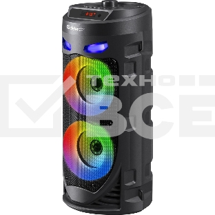 Портативная колонка Defender 16W черный CRASHBOOM