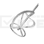 Насадка для миксера Сибртех, для тяжелых растворов,140 х 590 мм, оцинкованная,хвостовик резьба М14, фото4