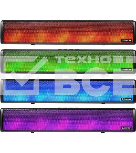 Саундбар Defender Z8, 2.0, черный