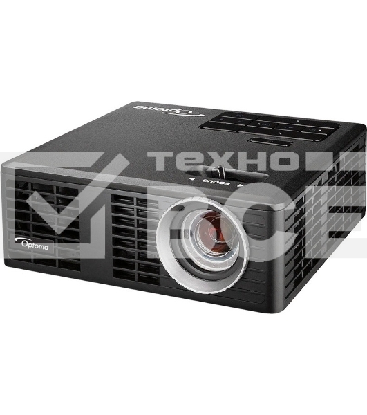 Проектор Optoma ML750e (DLP, LED, WXGA 1280x800, 700Lm, 15000:1, HDMI, USB, MHL, MicroSD, 1x1W speaker, 3D Ready, led 20000hrs, черный, 0.38kg)