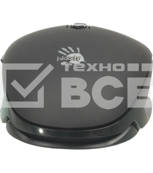 Мышь проводная A4Tech Bloody Q80 черный, 3200 dpi, USB, кнопки - 8
