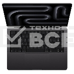 Ноутбук Apple Macbook Pro 14 (24) MX2J3 M4 Pro chip with 14?core CPU and ?core GPU, 24GB, 1TB SSD, Space Black, клав.русская (грав.), фото2