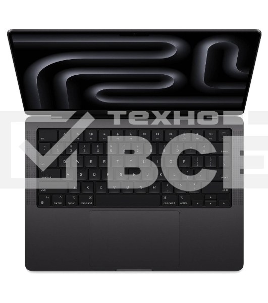 Ноутбук Apple Macbook Pro 14 (24) MX2J3 M4 Pro chip with 14?core CPU and ?core GPU, 24GB, 1TB SSD, Space Black, клав.русская (грав.)