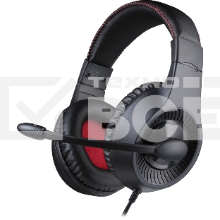 Гарнитура Redragon Pelias чёрный, проводная, 2 x mini jack 3.5 мм, подсветка