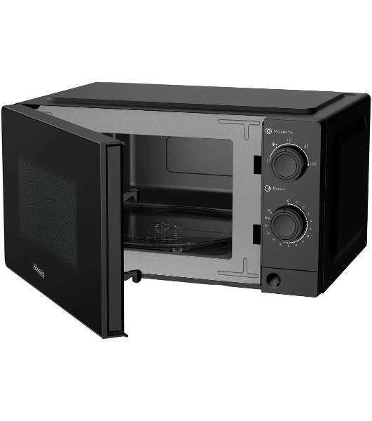 Микроволновая печь Oasis MW-70XB черный, 20 л, 700 Вт, переключатели - поворотный механизм